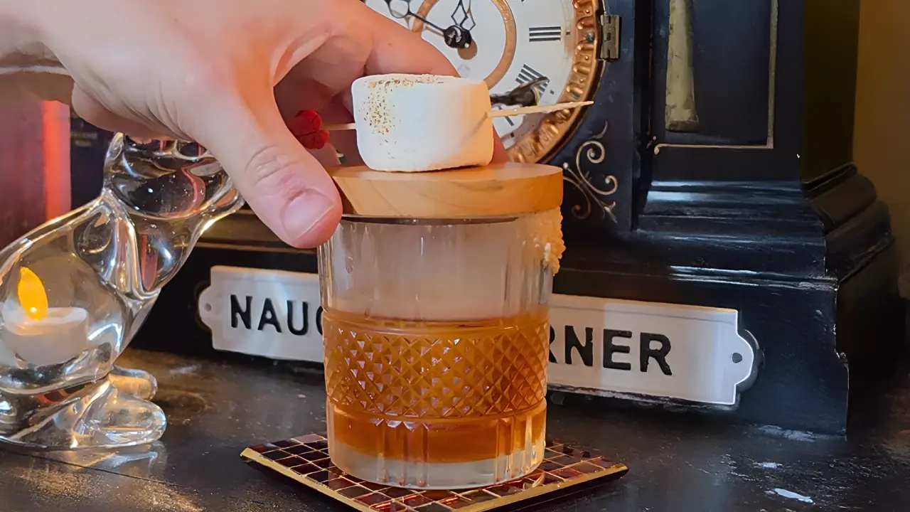 Inside a hidden speakeasy cocktail bar near Orlando