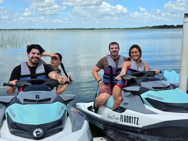 Out on the water at Port 27 on Lake Hamilton