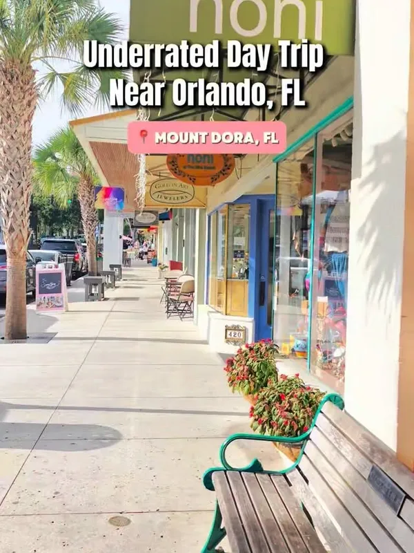 Instagram reel of a day trip to Mount Dora