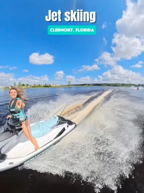 Instagram reel of jet skiing with Luxe Jet Ski Rentals