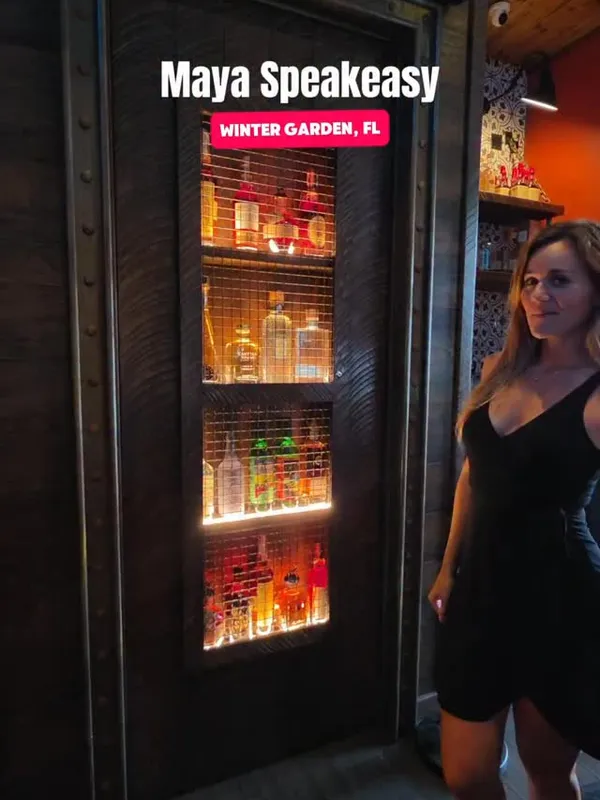 Instagram reel of the Maya SpeakTiki speakeasy at Agave Bandido